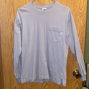 Victoria secret pink long sleeve campus tee
